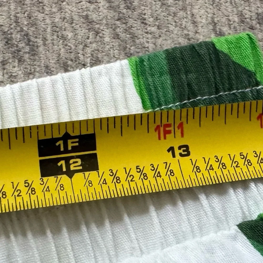 Katie Kime White Skirt with Green Leaf Print - Picture 8 of 14